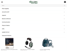 Tablet Screenshot of fallonaviation.com